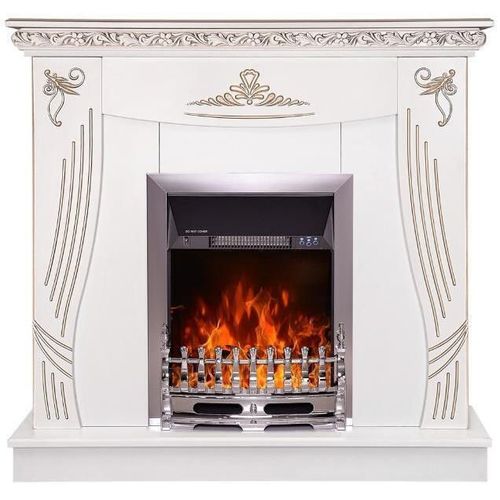купить Камин электрический ArtFlame Napoli white & Gala silver в Кишинёве 