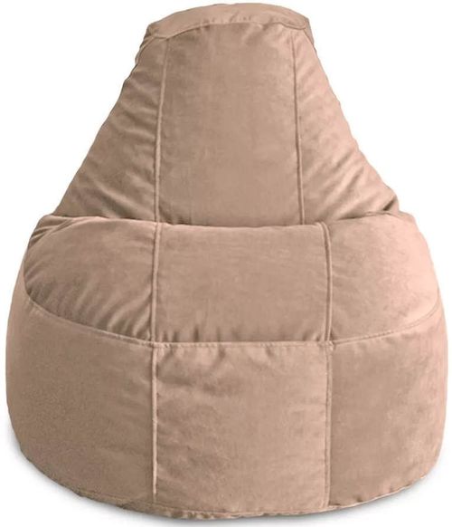 купить Кресло-мешок BeanBag BM5891, Люкс из велюра, XL, кофейный в Кишинёве 