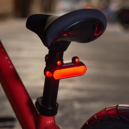 купить Аксессуар для велосипеда Rockbros 24520006001 Lanterna spate pentru bicicleta Frog RFL01, lumina albastra в Кишинёве 