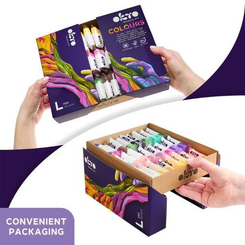 cumpără Set de creație Okto 10018 Plastilină ușoară Colours, Mix, mărimea L în Chișinău 