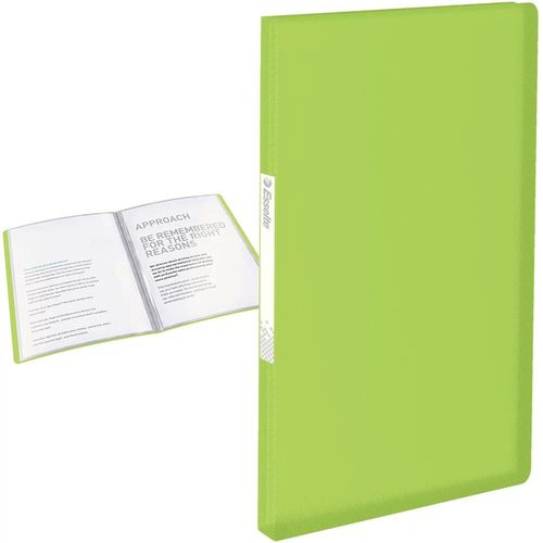 купить Папка для документов Esselte 623994 Mapa cu folii A4, 20 folii, verde в Кишинёве 