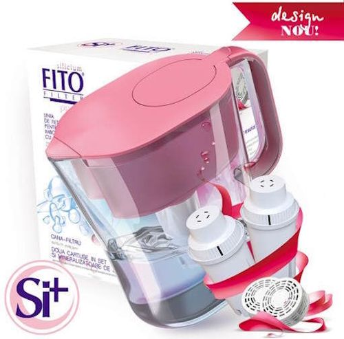 cumpără Cană filtrantă pentru apă Fito Filter FF-PERLA SI+ roz 2cart în Chișinău 