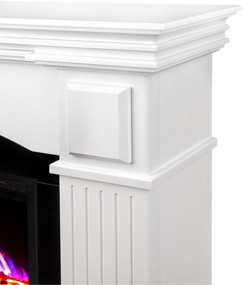 купить Камин электрический ArtFlame Columb & Tomas, 1050x1250x300mm, Alb в Кишинёве 