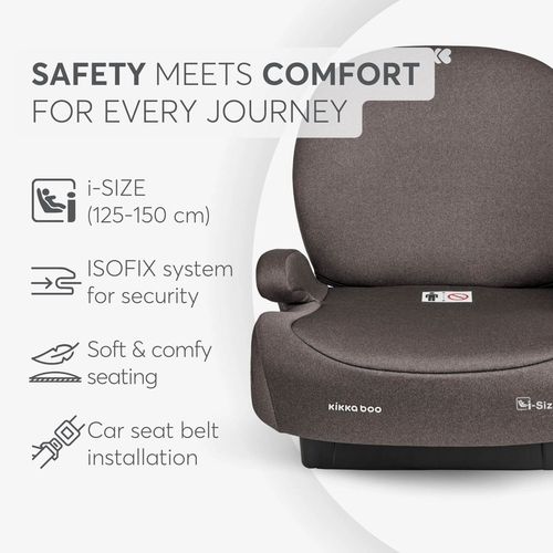 cumpără Scaun auto Kikka Boo 41002160022 Inaltator i-Boost i-Size Brown în Chișinău 