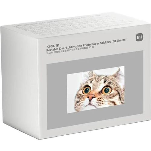 купить Фото-бумага Xiaomi Portable Dye-Sublimation Sticker (50 Sheets) в Кишинёве 