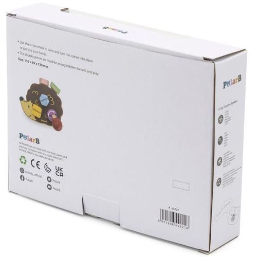 купить Головоломка Viga 44221 Sorter Arici cu șuruburi și șurubelniță в Кишинёве 