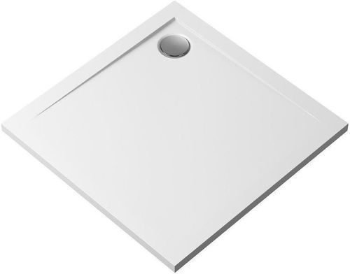 cumpără Cadița de duș Polimat Geos white 90x90x1,5x4,5 (patrat) (acryl) în Chișinău 