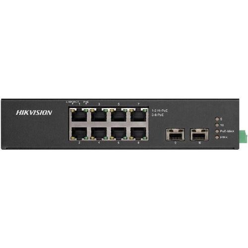 cumpără Switch/Comutator Hikvision DS-3T0510HP-E/HS Industrial (8port PoE Long distance) în Chișinău 