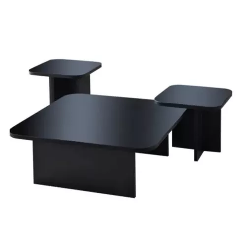 cumpără Măsuţă cafea Trendy Jazz, Negru, Fume, set în Chișinău 