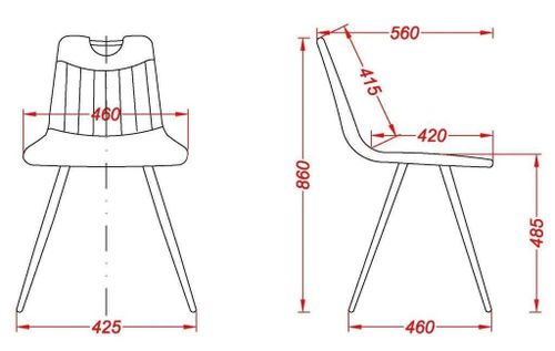 cumpără Scaun Avanti KIP Grey Burlap Chair în Chișinău 
