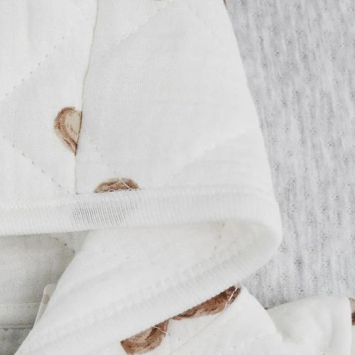 купить Детская одежда Minikin 241901762 Muslin Комбинезон с капюшоном молочный медвежонок 1-3 мес (62 см) в Кишинёве 