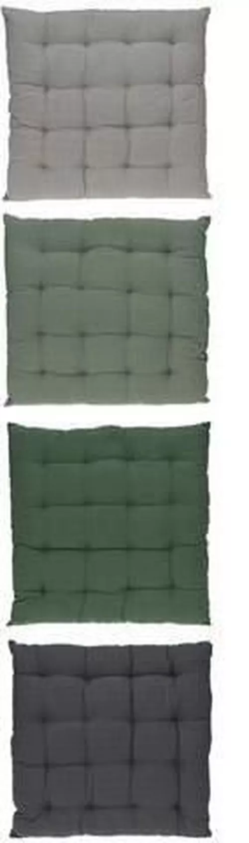 cumpără Scaun H&S 41393 Подушка для стула/табурета 40x40cm H5cm х/б 4 цвета în Chișinău 