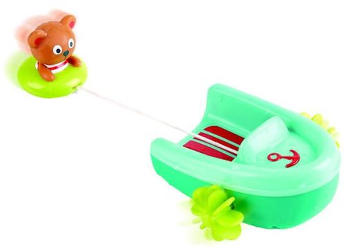 купить Аксессуар для купания Hape E0217 Jucarie de baie Barca cu ursulet в Кишинёве 