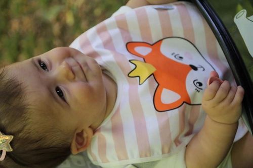 купить Слюнявчики BabyJem 431 Baveta pentru copii Roz в Кишинёве 