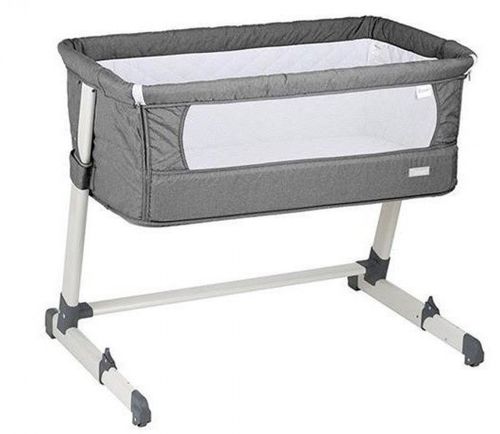 Co-sleeper 2 in 1 BabyGO Together Grey 