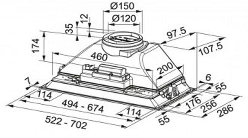 купить Вытяжка Franke 305.0599.509 FBI 525 XS HCS Inox в Кишинёве 