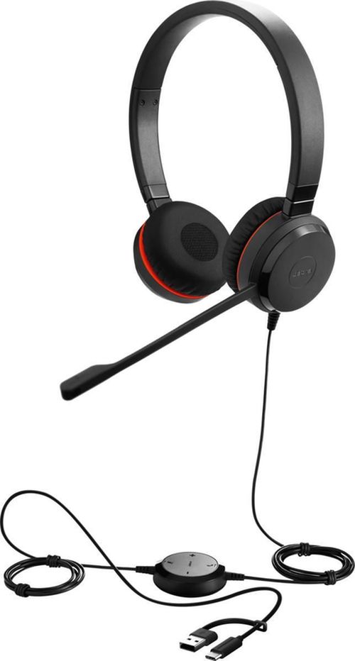 cumpără Căști pentru gaming Jabra 5399-829-369 Evolve 30 II, Stereo UC, USB C/A adapter în Chișinău 