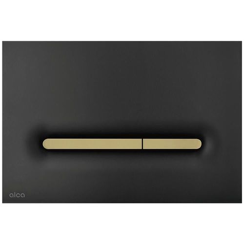 cumpără Buton rezervor WC Alcaplast M1878-7 пластик черный/золотой мат în Chișinău 