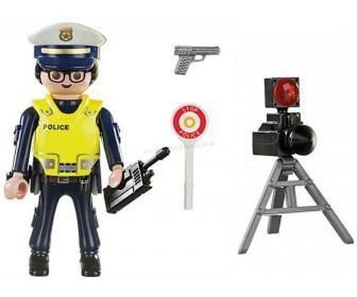 cumpără Jucărie Playmobil PM70305 Police Officer with Speed Trap în Chișinău 