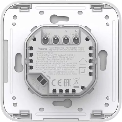cumpără Termostat de cameră Aqara Zigbee Thread Floor Heating Thermostat W500, 16A, NTC Floor Sensor (UT-A01D) în Chișinău 