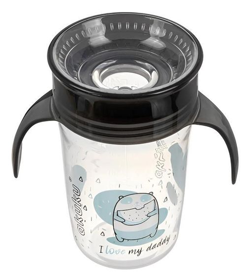 cumpără Cană cu pai Akuku A0671 Black 240ml în Chișinău 