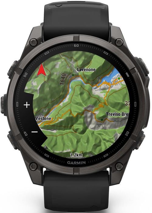 cumpără Ceas inteligent Garmin Fenix 9, 47mm, Carbon DLC, Black Band (010-04762-11) în Chișinău 