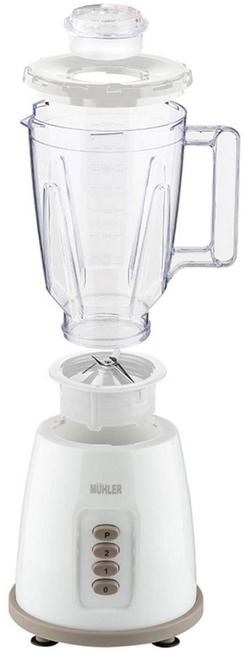 купить Блендер стационарный Muhler MB-155, 500W, 1.5 l, plastic jar, gray в Кишинёве 