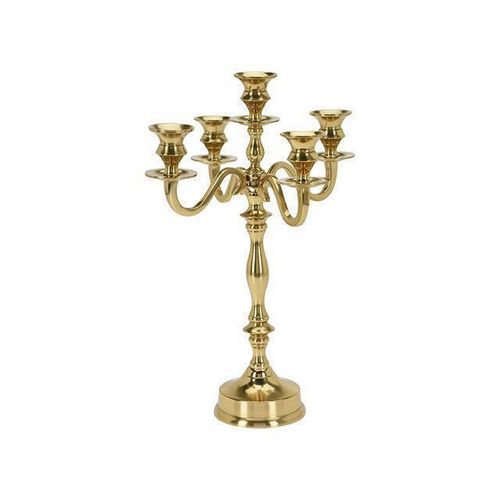 купить Декор Holland 33090 Gold Подсвечник металлический на 5 свечей 39cm золотой в Кишинёве 