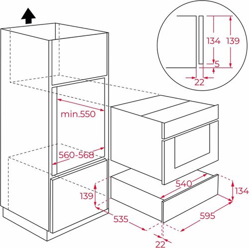 купить Шкаф для подогрева посуды Teka KIT-G1 VS/CP MB Matte Black Finishing Oven в Кишинёве 