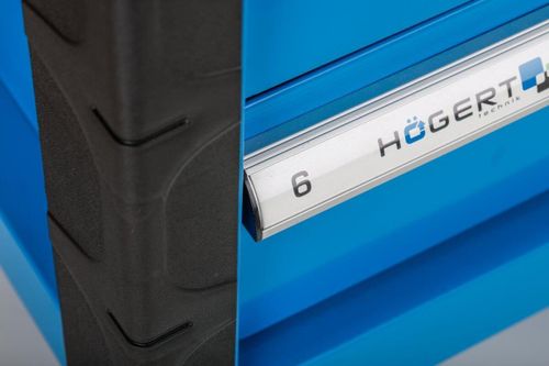 cumpără Sistem de depozitare a instrumentelor Hoegert HT7G046 Carucior de scule cu 6 sertare si capac din plastic ranforsat (gol) în Chișinău 