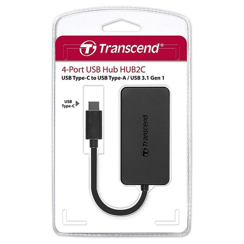 cumpără Transcend TS-HUB2C, Hub 4-port USB Type-C (1xUSB Type-C 3.0 to 4xUSB-A 3.0 5Gb/s) în Chișinău 