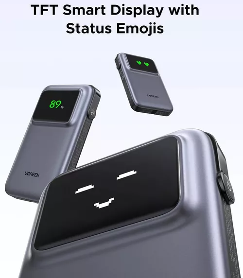 купить Аккумулятор внешний USB (Powerbank) Ugreen 35603B Uno Series 10000mAh, Space Gray в Кишинёве 