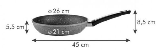 cumpără Tigaie Tescoma 602426 i-PREMIUM Stone, 26 cm, inductie în Chișinău 