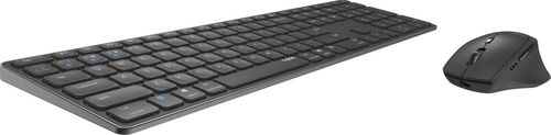 cumpără Tastatură + Mouse Rapoo 14523 9800M Wireless Multimode Set, Dark Grey, QWERTZ RU în Chișinău 