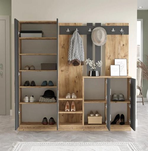 cumpără Mobilă pentru antreu Trendy DD9-AA, 187x180x37cm (GTR001402) în Chișinău 
