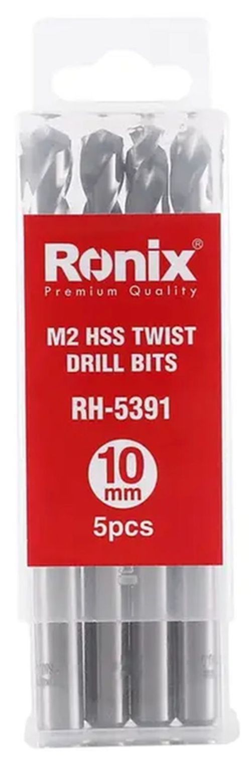 купить Сверло Ronix RH-5391 Set burghiu 10mm-M2 (5buc) в Кишинёве 