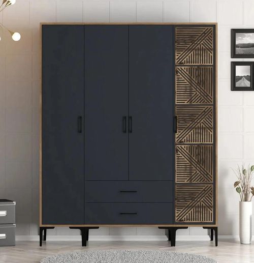 купить Шкаф Trendy Kumsal STP-Nuc, Antracit в Кишинёве 