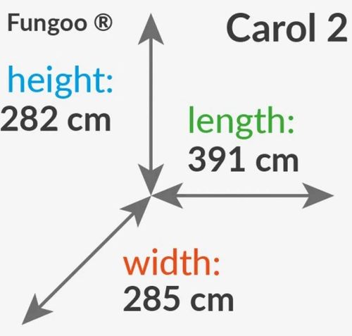 купить Детская площадка Fungoo CAROL-2 grey painted в Кишинёве 