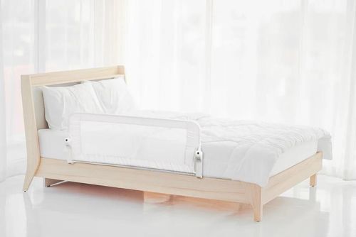 cumpără Pat pentru copii BabyJem 890 Bariera de protectie laterala Alba, 120x48.5cm în Chișinău 