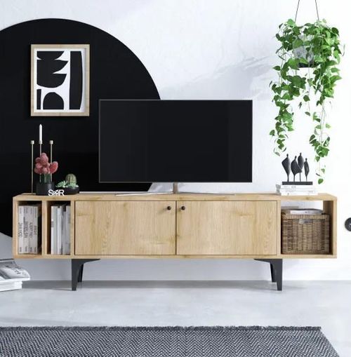 купить Тумба напольная для TV Trendy Ankaa, 150x47x40cm (GTR000025) в Кишинёве 