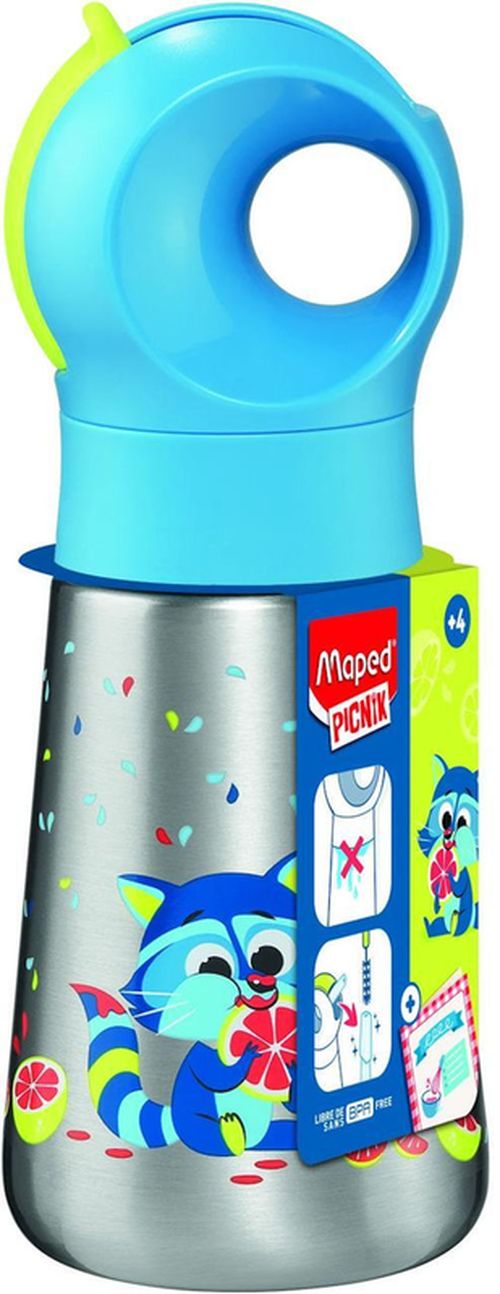 купить Поильник Maped 873001 Sticla Miniz Raton, 350ml, albastra в Кишинёве 