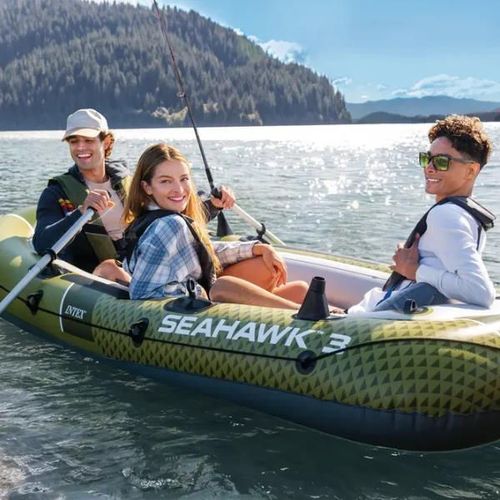 cumpără Barcă gonflabilă Intex 66333 Seahawk 3, cu vâsle și pompă, 295x137x43cm, max.360kg în Chișinău 