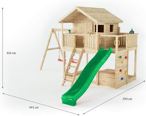 cumpără Teren de joacă Fungoo SUNSHINE KDI Green Slide în Chișinău 