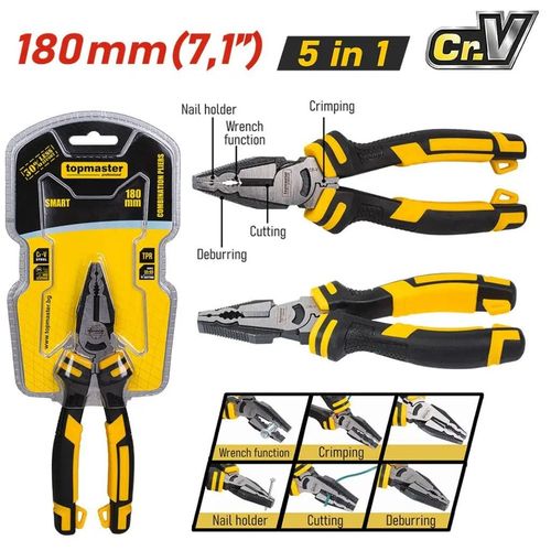 cumpără Clește Topmaster 210185 Clește combinat SMART 180mm în Chișinău 