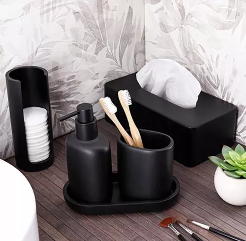 купить Короб для хранения Tendance 56197 Cutie de servetele, neagra в Кишинёве 