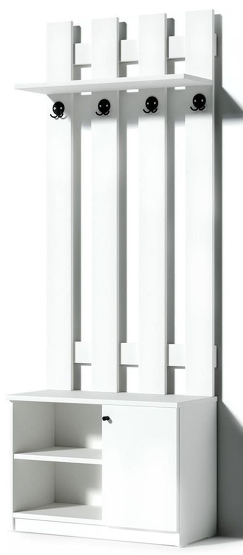 cumpără Mobilă pentru antreu Fabrik Home Tina frasin alb în Chișinău 