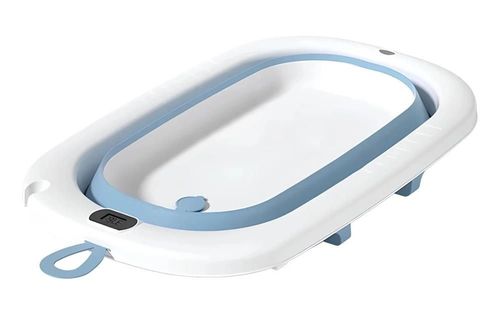 купить Ванночка 4Play Tiny Whale White/Blue, складная в Кишинёве 