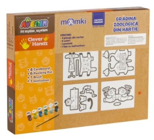 купить Набор для творчества Momki MKCH1090 Set de artizanat Grădina Zoologică в Кишинёве 