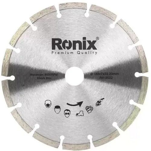 купить Диск отрезной Ronix RH-3522 180 Disc diamantat tăiere uscată Marmura, Granit в Кишинёве 