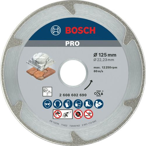 купить Диск отрезной Bosch 2608602690 Disc diamantat Best for Marble 125x22.2mm в Кишинёве 